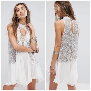 Free People Tell Tale Lace Tunic